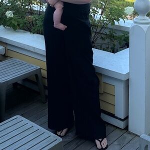 DISSH BLACK LINEN PANTS